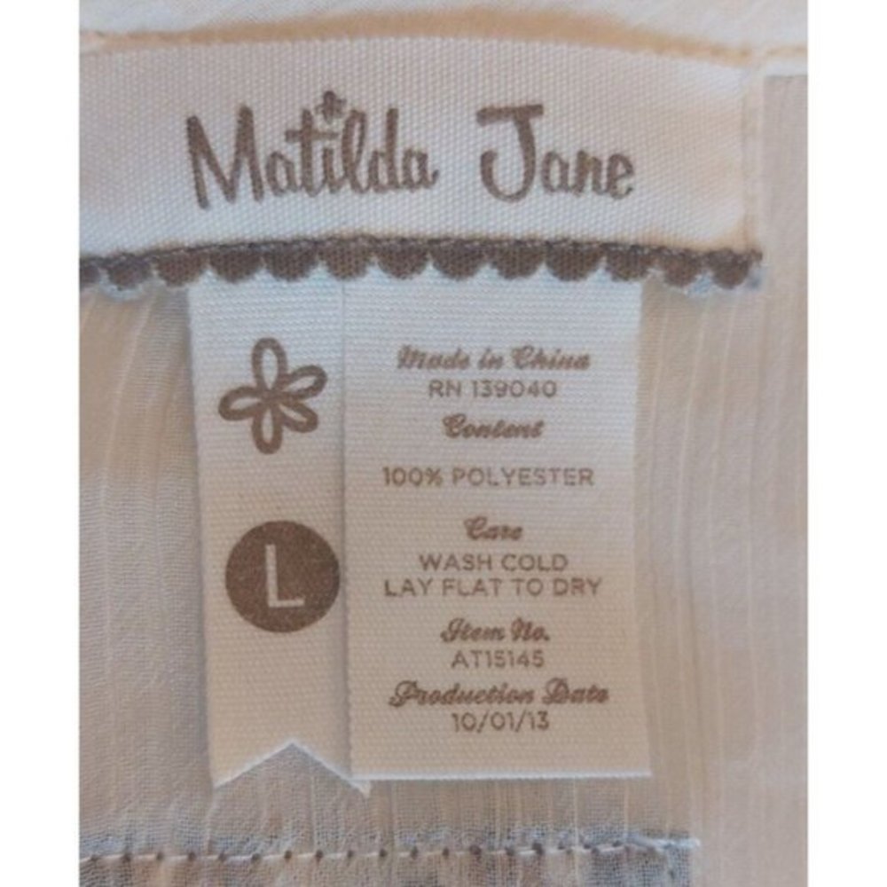 Matilda Jane Palisades Tank Top Size Large - Picture 3 of 8